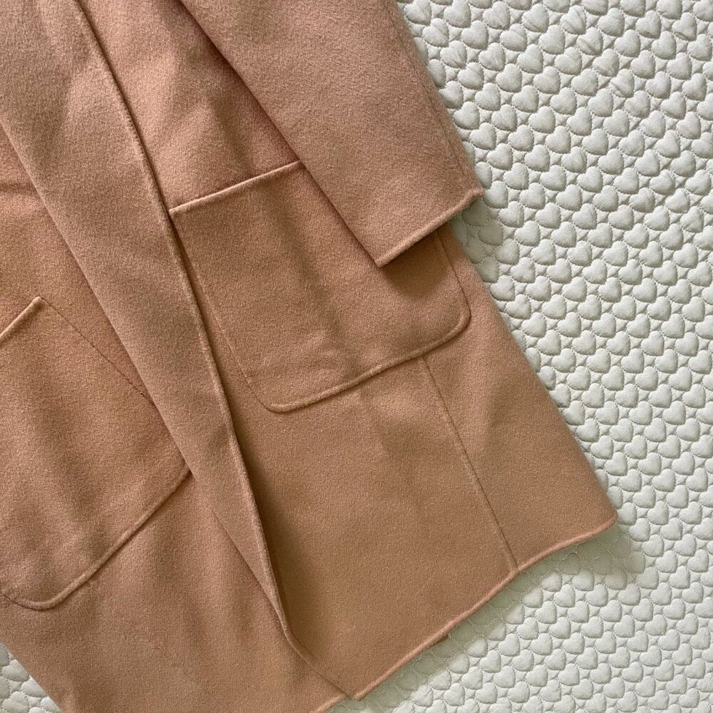 NWOT Ulla Johnson Wool coat Camel Overcoat Size P - Picture 10 of 13